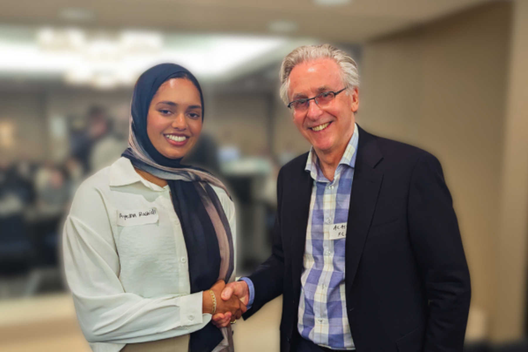 Dr. Ayesha Rashidi and Dr. Alastair Flint