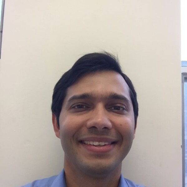 A portrait photo of Dr. Venkat Bhat