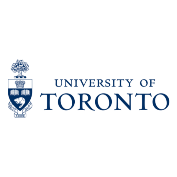 University of Toronto log and crest in navy blue